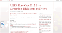 Desktop Screenshot of eurocuplive.blogspot.com