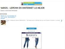 Tablet Screenshot of lepeinnvarios.blogspot.com