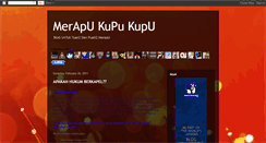 Desktop Screenshot of merapukupukupu.blogspot.com