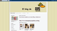 Desktop Screenshot of mamapataysuspatitos.blogspot.com