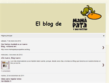 Tablet Screenshot of mamapataysuspatitos.blogspot.com