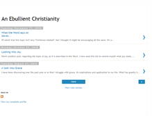 Tablet Screenshot of ebullientchristianity.blogspot.com