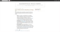 Desktop Screenshot of haynesvilleshalenews.blogspot.com