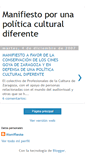 Mobile Screenshot of manifiestoculturazaragoza.blogspot.com