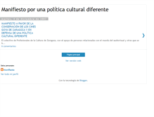 Tablet Screenshot of manifiestoculturazaragoza.blogspot.com