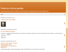 Tablet Screenshot of historiaminhapaixo.blogspot.com