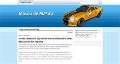 Desktop Screenshot of masini-de-masini.blogspot.com