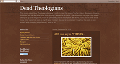 Desktop Screenshot of dead-theologians.blogspot.com