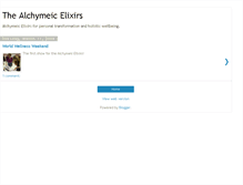 Tablet Screenshot of alchymeic-elixirs.blogspot.com