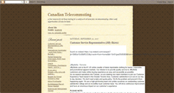 Desktop Screenshot of canadiantelecommuting.blogspot.com
