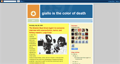 Desktop Screenshot of gialloisthecolorofdeath.blogspot.com