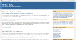 Desktop Screenshot of chisoxdaily.blogspot.com