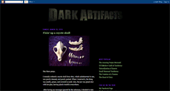 Desktop Screenshot of darkartifacts.blogspot.com