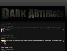 Tablet Screenshot of darkartifacts.blogspot.com