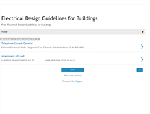 Tablet Screenshot of electricaldesign2.blogspot.com