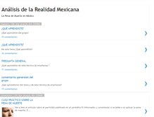 Tablet Screenshot of analisisdelarealidadmexicana.blogspot.com