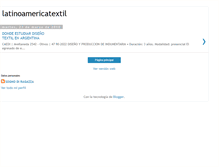 Tablet Screenshot of latinoamericatextil.blogspot.com
