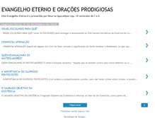 Tablet Screenshot of patriaevangelhoeterno.blogspot.com
