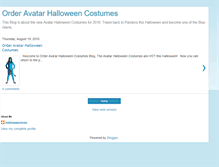 Tablet Screenshot of orderavatarhalloweencostumes.blogspot.com