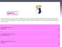 Tablet Screenshot of casamentos-magazine.blogspot.com