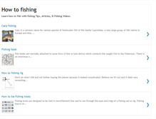 Tablet Screenshot of how-2-fishing.blogspot.com