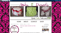 Desktop Screenshot of makinitdomestic.blogspot.com