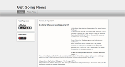 Desktop Screenshot of getgoingnews.blogspot.com