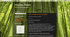 Desktop Screenshot of muslimsmart08.blogspot.com