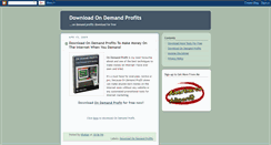 Desktop Screenshot of downloadondemandprofits.blogspot.com