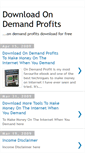 Mobile Screenshot of downloadondemandprofits.blogspot.com
