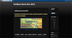 Desktop Screenshot of exhibice-guru-jara-2011.blogspot.com