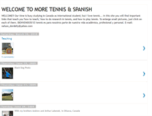 Tablet Screenshot of moretennis.blogspot.com