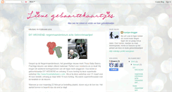 Desktop Screenshot of lieve-geboortekaartjes.blogspot.com