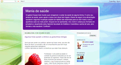 Desktop Screenshot of maniadesaude.blogspot.com