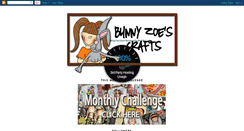 Desktop Screenshot of bunnyzoescrafts.blogspot.com