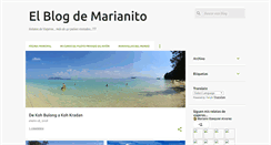 Desktop Screenshot of elblogdemarianito.blogspot.com