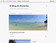 Tablet Screenshot of elblogdemarianito.blogspot.com