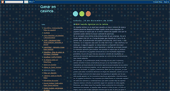 Desktop Screenshot of ganarencasino.blogspot.com