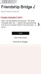 Mobile Screenshot of friendship-bridge.blogspot.com