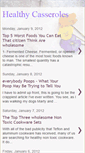Mobile Screenshot of healthycasseroles.blogspot.com