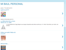 Tablet Screenshot of baulpersonal.blogspot.com