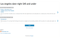 Tablet Screenshot of losangelesdatenight45dollarsandunder.blogspot.com