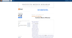 Desktop Screenshot of institutomexico-miramar.blogspot.com