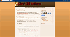 Desktop Screenshot of ghostchilisoftware.blogspot.com