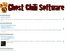 Tablet Screenshot of ghostchilisoftware.blogspot.com