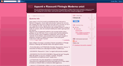 Desktop Screenshot of filologiamodernaunict.blogspot.com