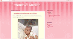 Desktop Screenshot of matildesworld.blogspot.com