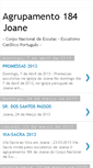Mobile Screenshot of agrupamento184joane.blogspot.com