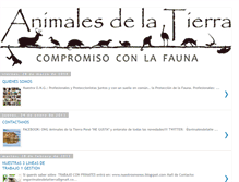 Tablet Screenshot of animalesdelatierra.blogspot.com