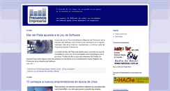 Desktop Screenshot of frecuenciaempresarial.blogspot.com